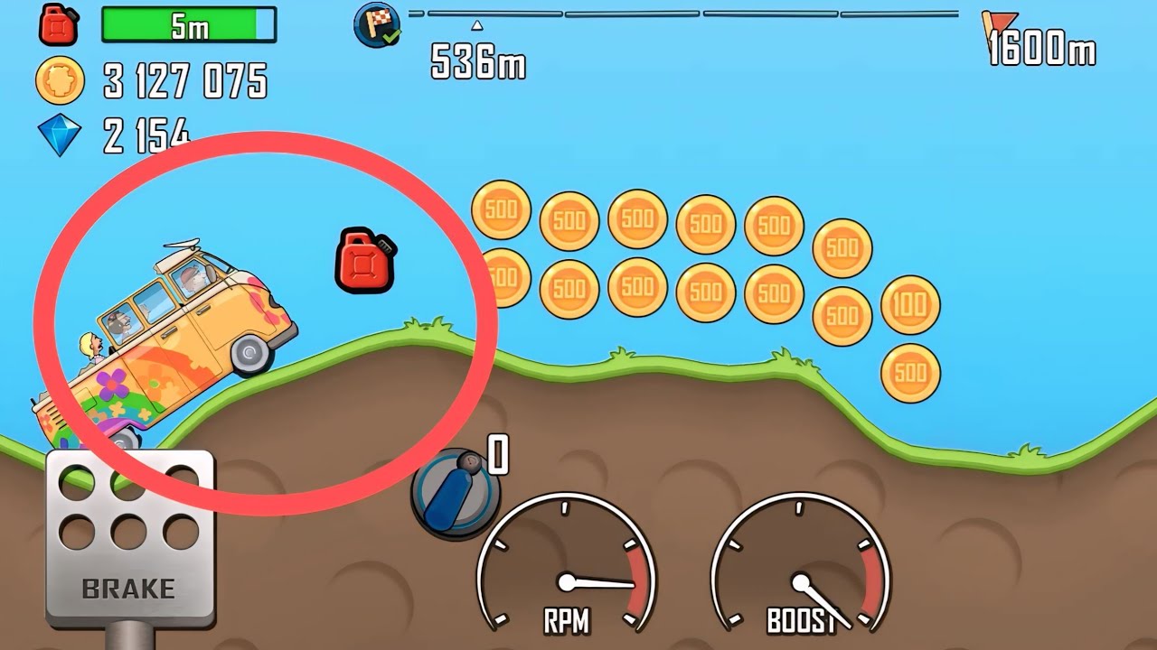 Daily Mission Collect 25Fuel! Kidz Game! Hill Climb Raching! Gaming327 