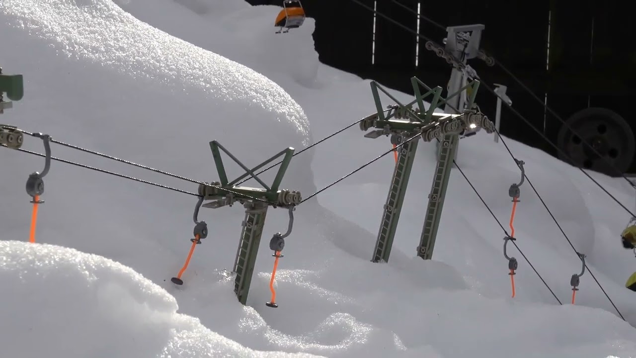 Modellskigebiet \ 10 Dezember \ Skisaison 2023/24 \ Video Nr.1