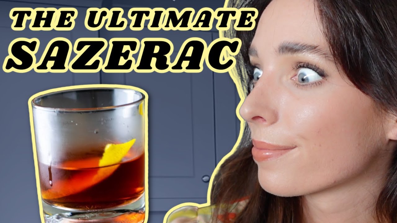 HOW TO MAKE THE BEST SAZERAC COCKTAIL | New Orleans Rye Whiskey Classic Cocktails | Ciara O Doherty