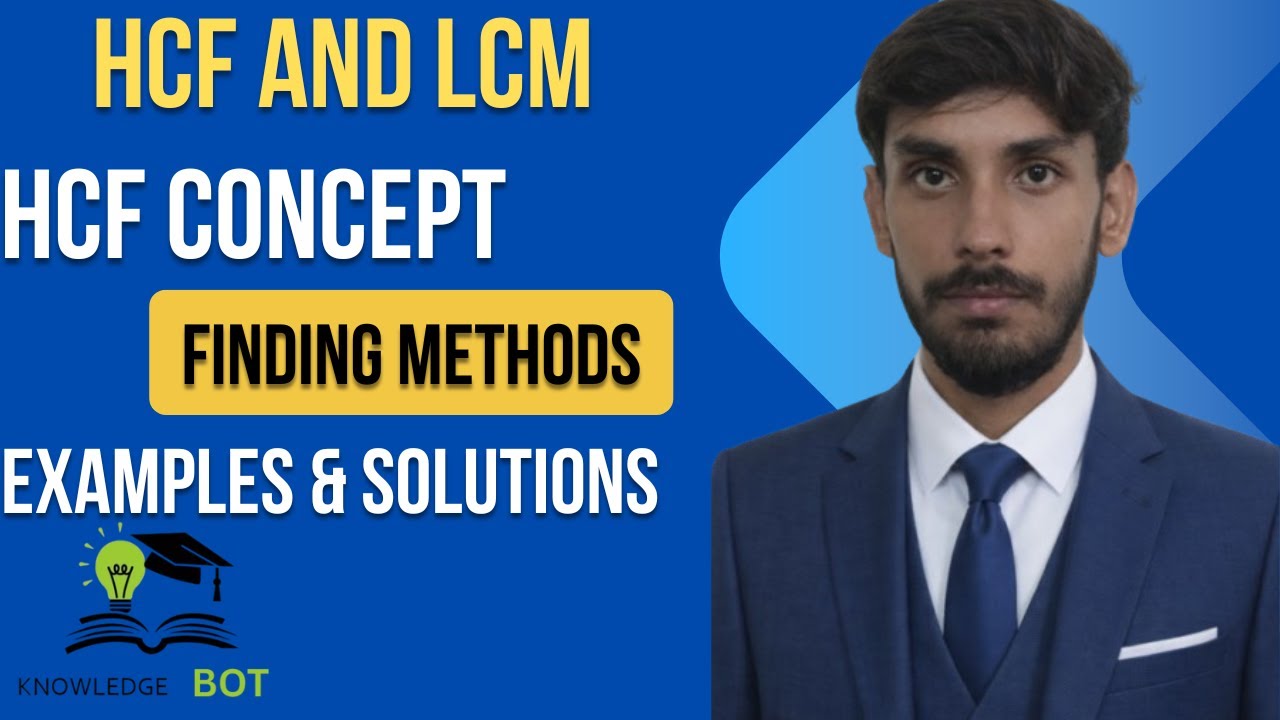“HCF (Highest Common Factor) Explained 🔥 | Complete Concept, Finding Methods & Solved Examples”