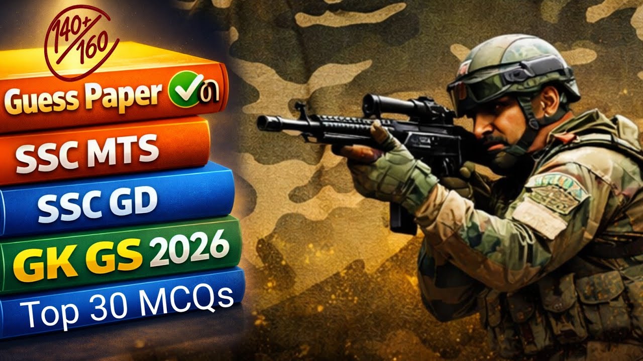 Top 30 important GK GS Questions || SSC GD/ MTS DELHI POLICE JKP || important MCQs 