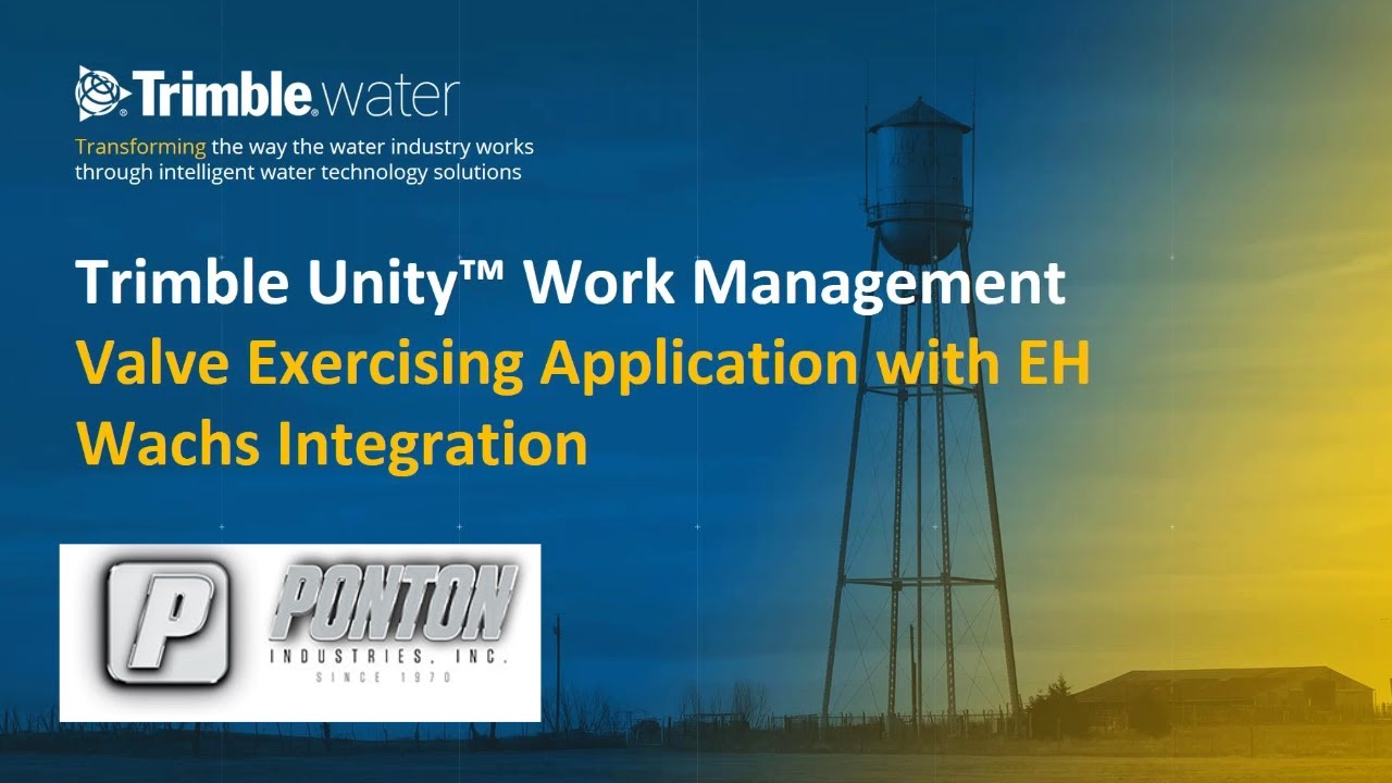 Trimble Unity Valve Excercising App for E  H  Wachs