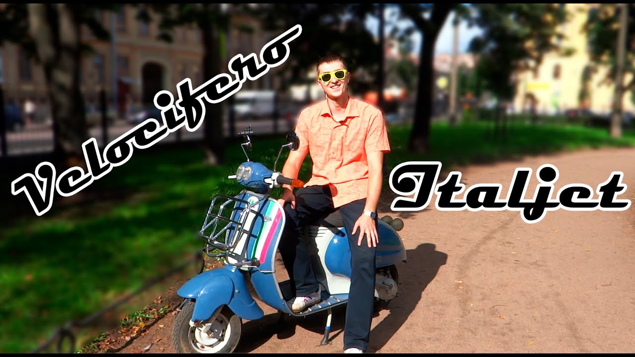 Обзор ретро скутера Italjet Velocifero - почти Vespa