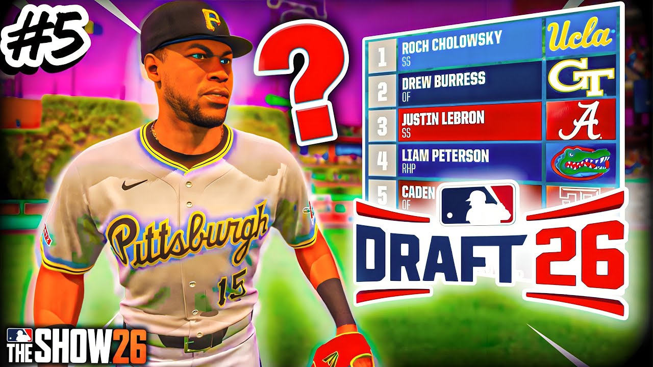 The 2026 MLB Draft is HERE&hellip; | MLB the Show 26 Pittsburgh Pirates Franchise | Ep 5