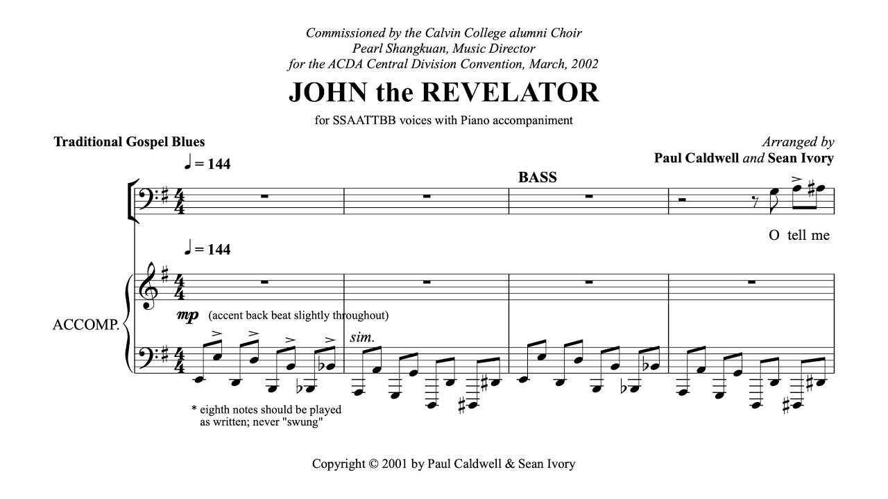 HD John the Revelator (Paul Caldwell/Sean Ivory) - 안산시립합창단