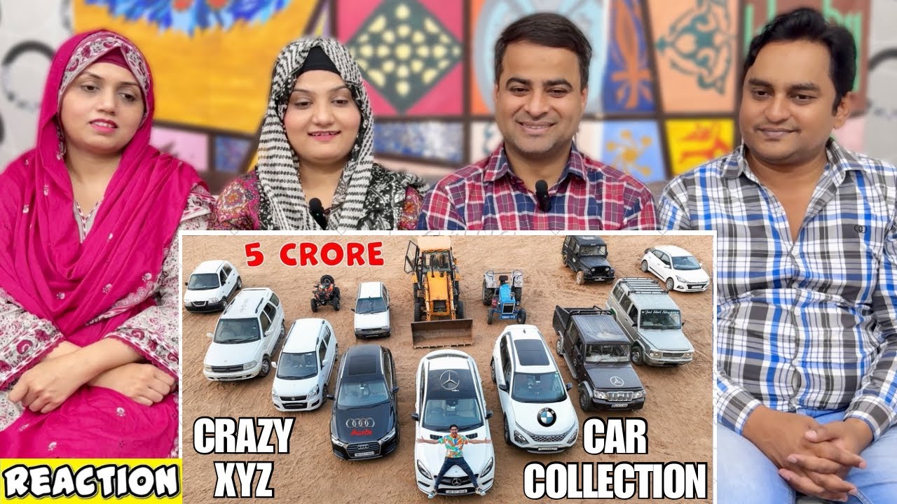 Our Car Collection Worth More Than ₹5 Crore | Crazy XYZ Supercars Collection | Reaction!!