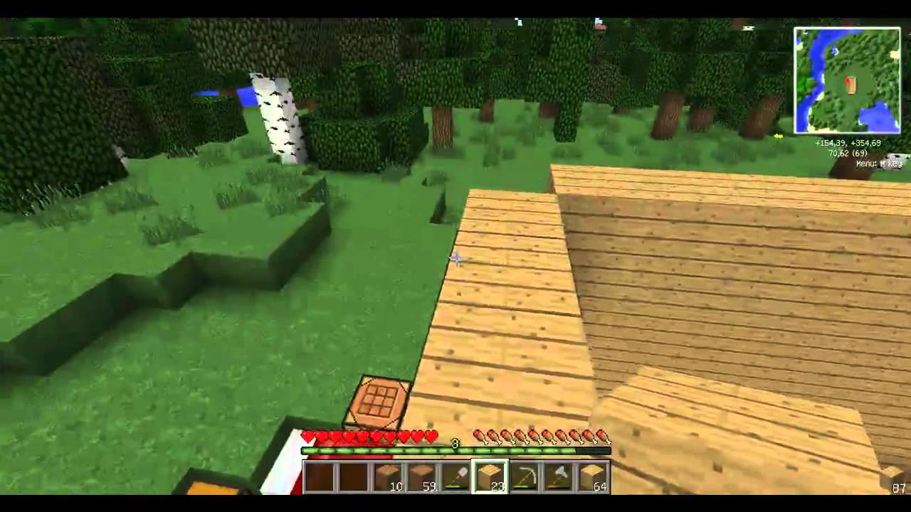 Lets Play - Minecraft - Лето #3 Дом Милый Дом 1/2