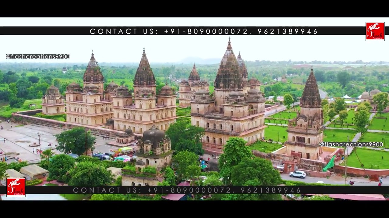Latest Drone Shoot in Orchha || Jhansi UP ||