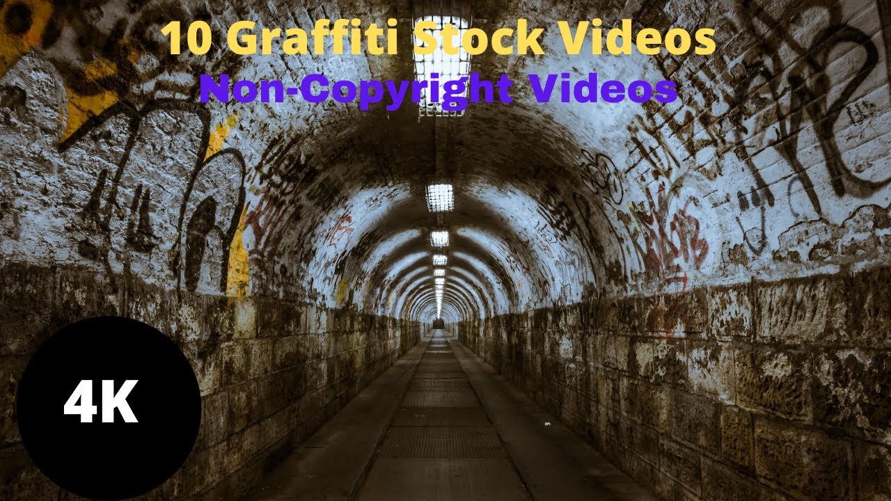 Top 10 Free Graffiti Stock Videos | Royalty-Free Videos | HD Video | 4K Video | Non-Copyright Videos
