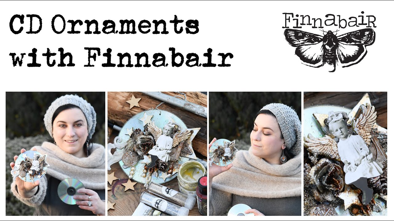 CD Ornaments with Finnabair - Free Live Class