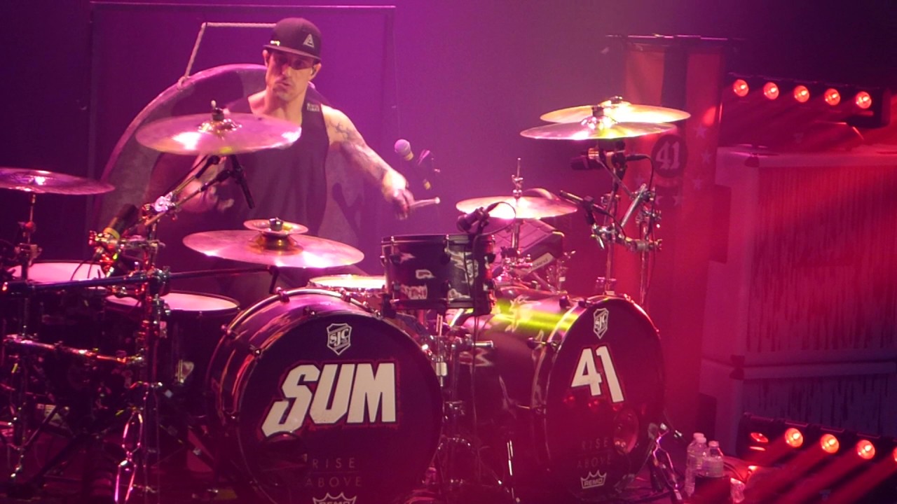 Sum 41 - The Fall and the Rise & Drum Solo - Live @ Ancienne Belgique, Brussels, Belgium 08/03/2017