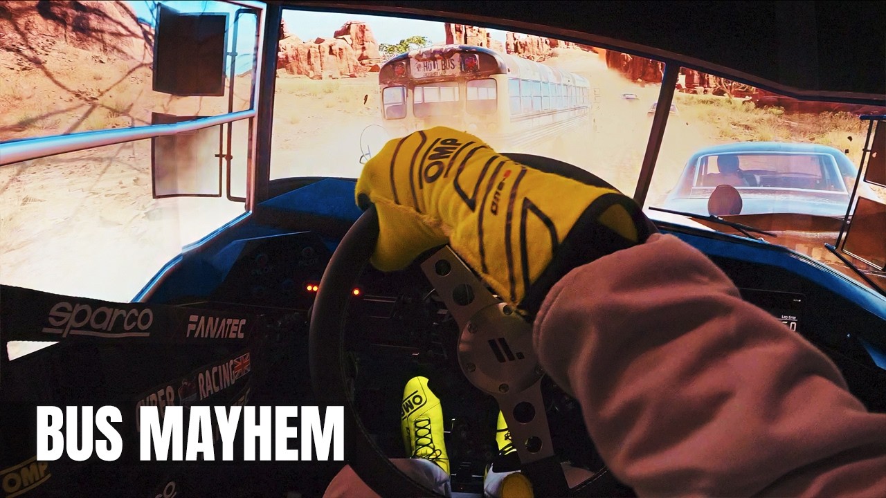 School Bus MAYHEM at Crash Canyon - Wreckfest 2