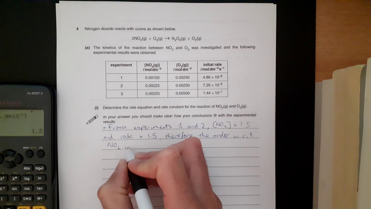 18.1 - Orders, rate equations and rate constants - part 1