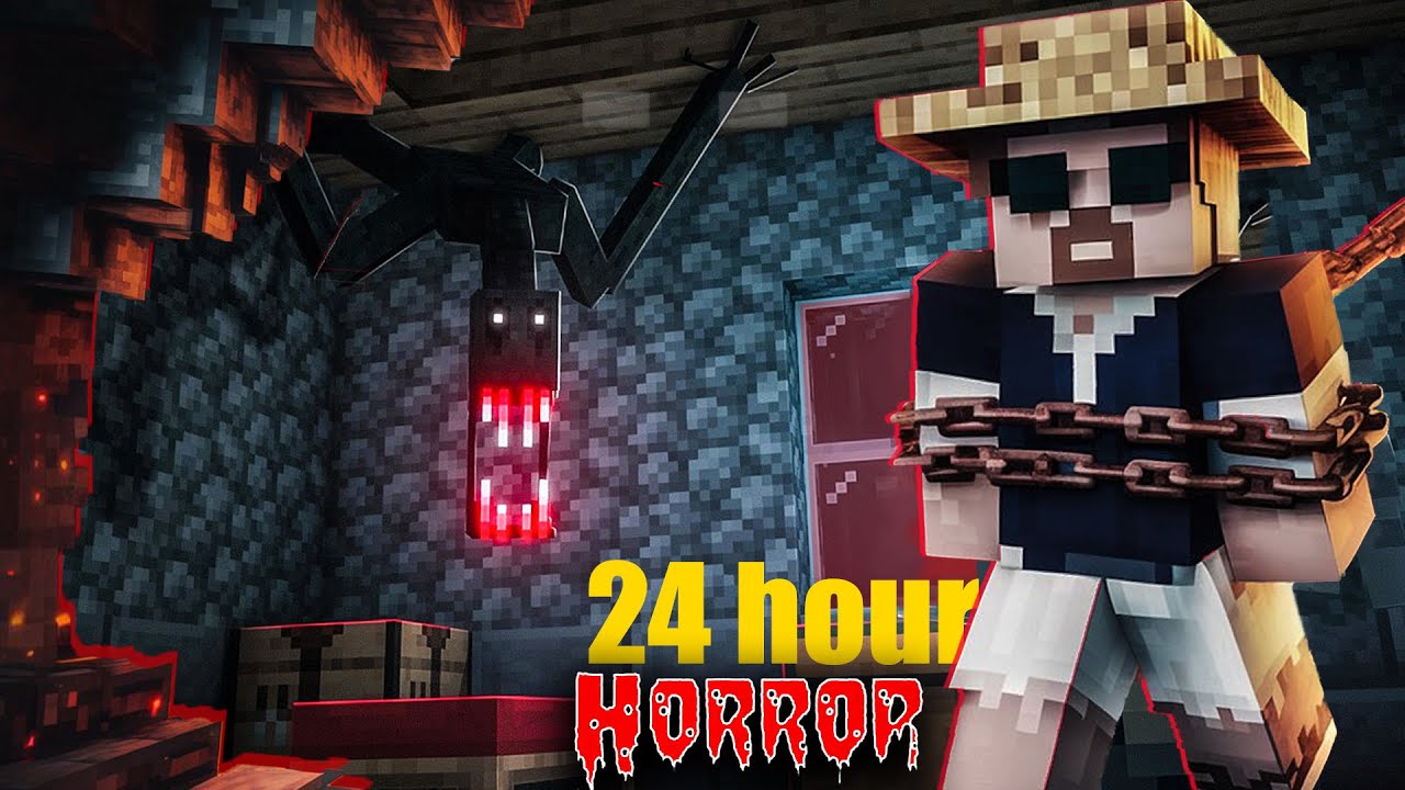 We Shaw him Multiple time in Horror Minecraft World ep3