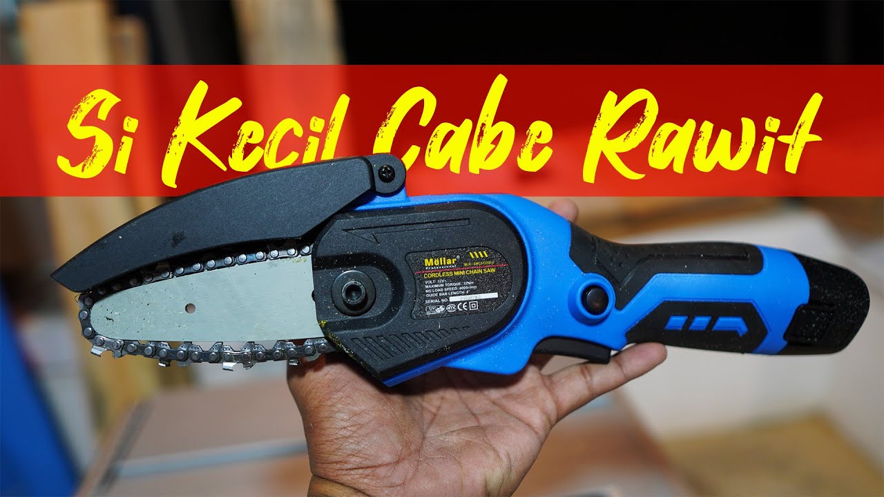 Mini Cordless Chainsaw 200 Ribuan Paling Gokil | Mollar CMCS12200-U