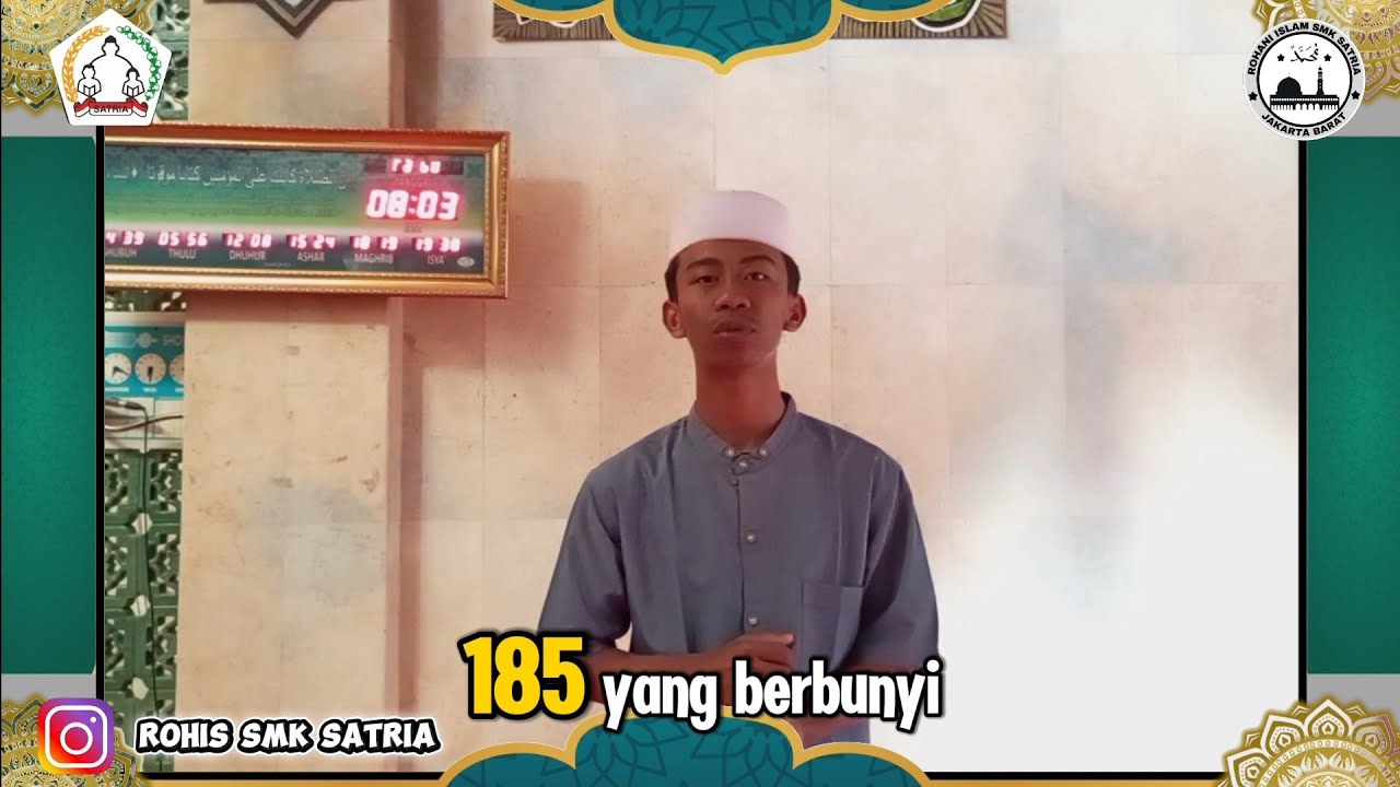 Kultum episode 17 keutamaan dan kemuliaan bulan puasa  || Rohis smk satria