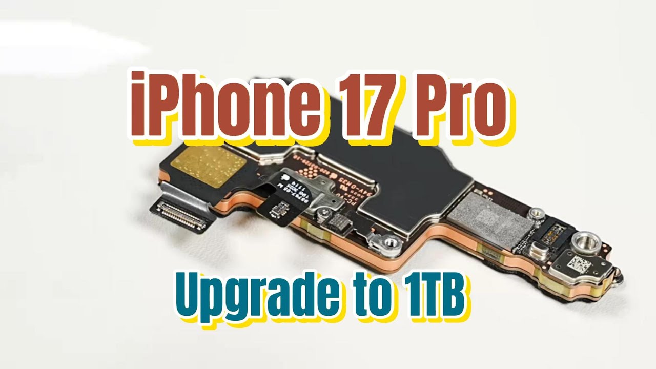Upgrade iPhone 17 Pro  from 256GB to 1TB