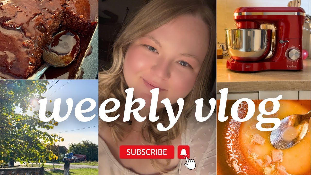 Weekly Vlog | Kraj oktobra, sunčani jesenji dani, čišćenje, kuvanje, nabavka ♡