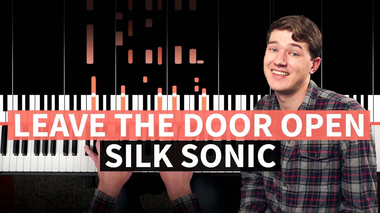 Leave the Door Open - PIANO TUTORIAL - Bruno Mars, Anderson .Paak, Silk Sonic (accompaniment/chords)