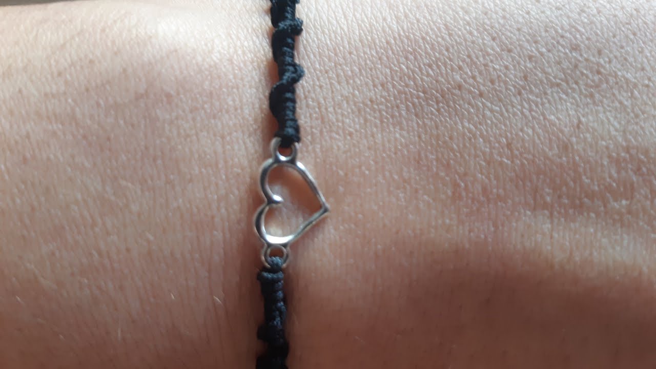 Φτιάχνω πανεύκολο βραχιόλι μακραμε !!! (half spiral knot )