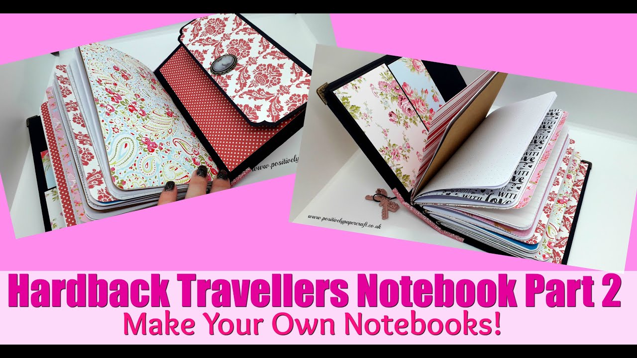 💋❤Hardback Handmade Travellers Notebook (Part 2 )📕📒