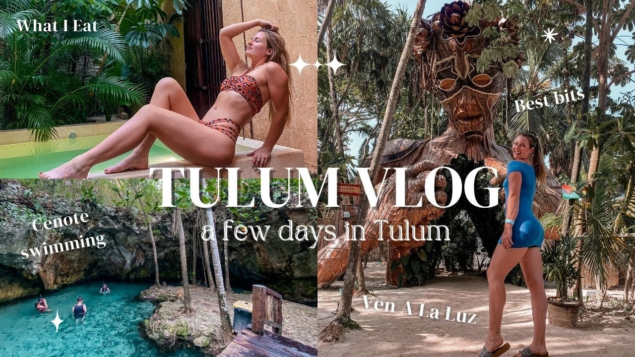 EXPLORING TULUM VLOG || GRAN CENOTE, BEACH CLUB, WHAT I EAT, BIKE RENTALS, VEN A LA LUZ & MORE!