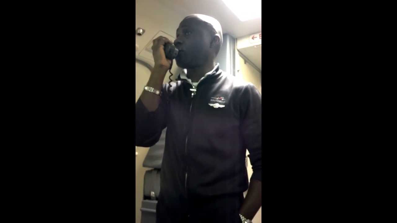 Southwest Airlines (Alex) Funniest Flight Attendant