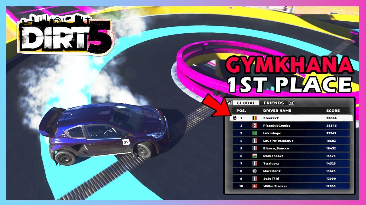 Dirt 5 | GYMKHANA *WORLD RECORD* Playgrounds Mode
