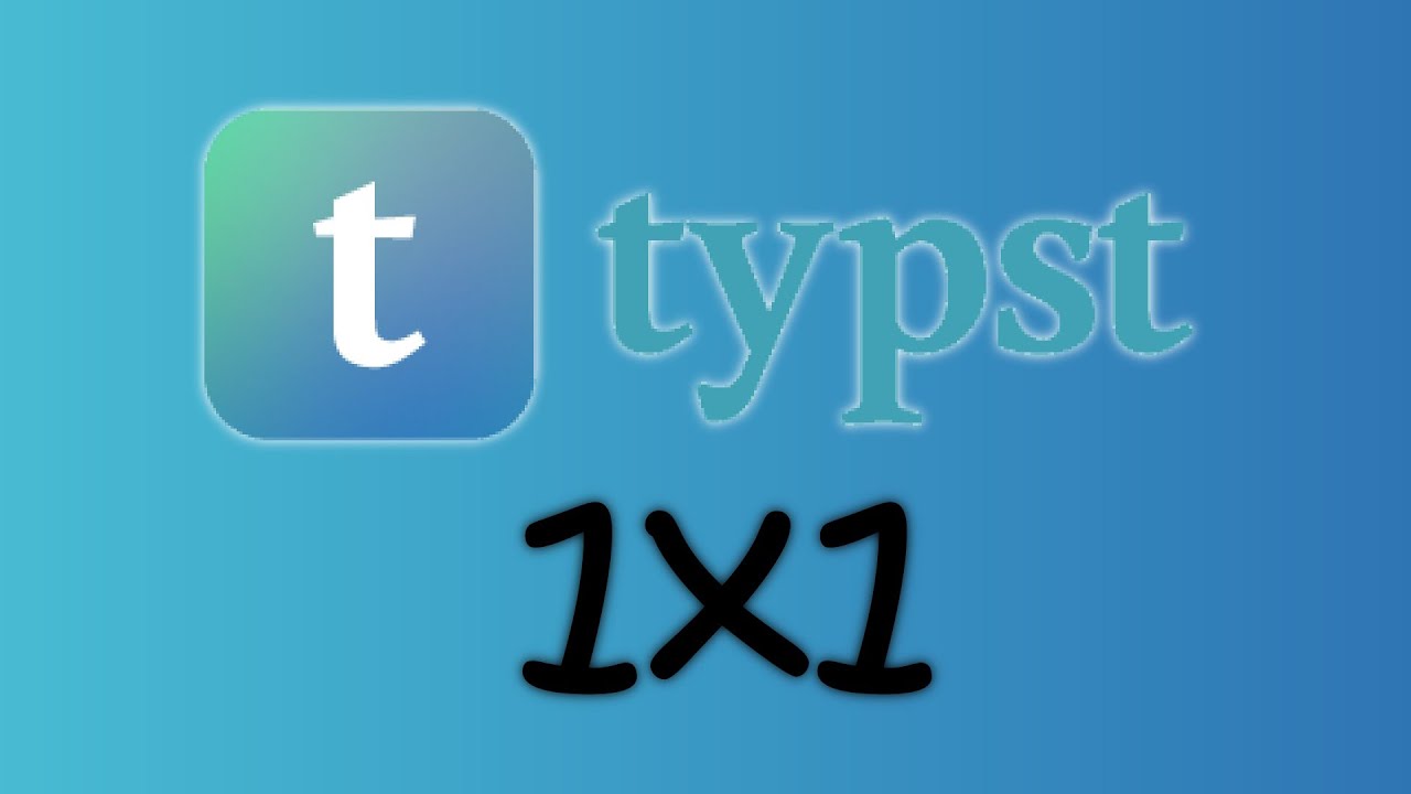 Typst 1x1 Version 0.1
