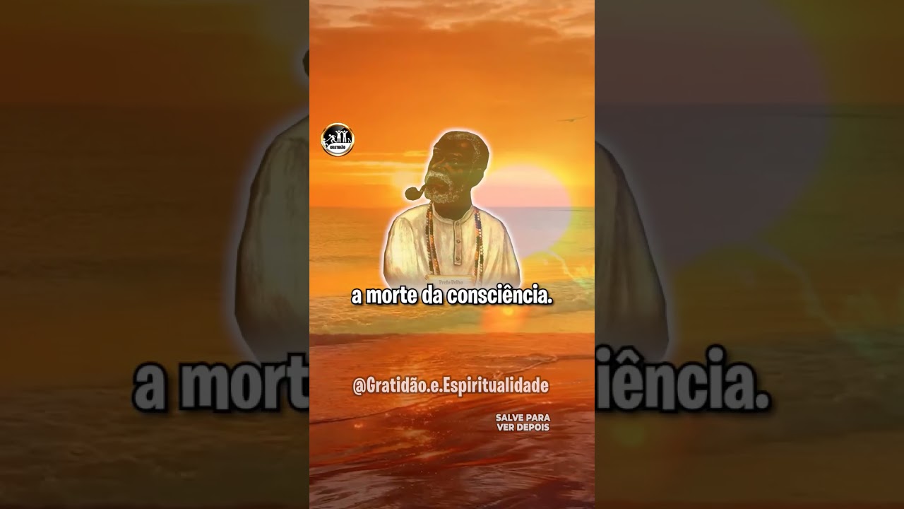 EVITE A M0RT3 DA CONSCI&Ecirc;NCIA!!!#reformaintima #pretovelho #umbandasagrada #espiritismo #chicoxavier