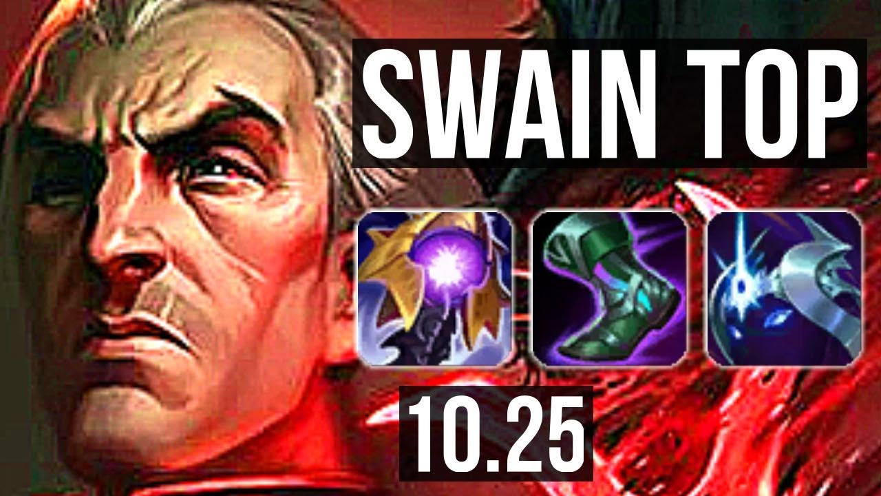 SWAIN vs MALPHITE (TOP) (DEFEAT) | Rank 7 Swain, 300+ games, Dominating | EUW Challenger | v10.25