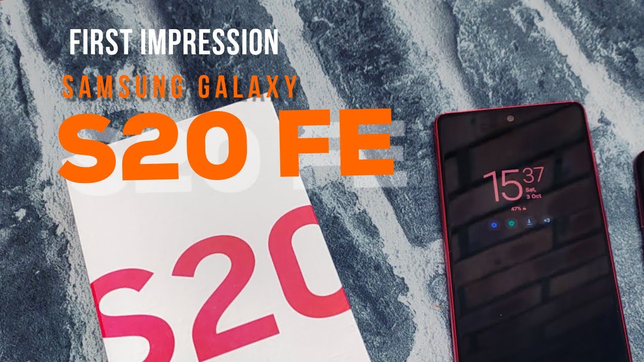 Cloud Red Samsung S20 FE Unbox + First Impression