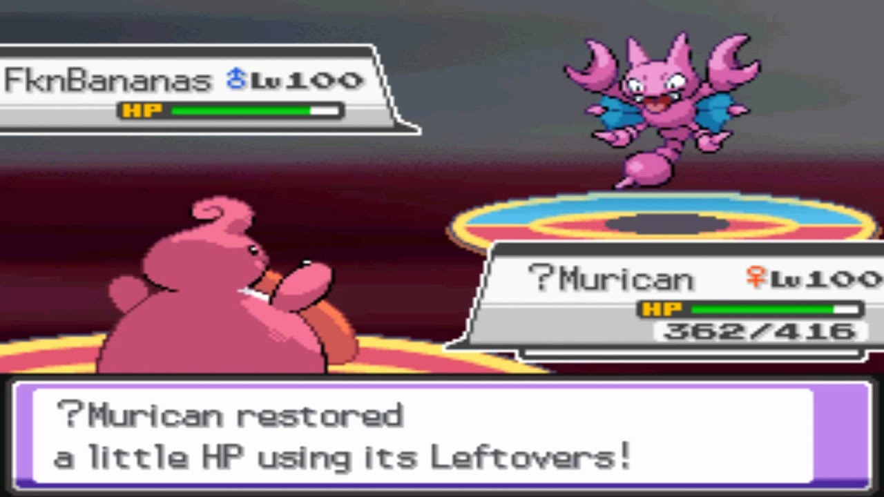 PokeMoshPit Battle #328:  Cote1616pb vs GoldRules2 [4th Gen NU]