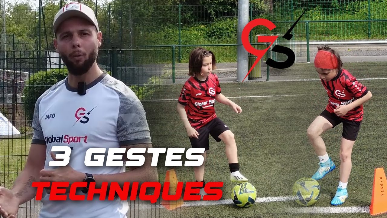 Football - 3 gestes techniques de base