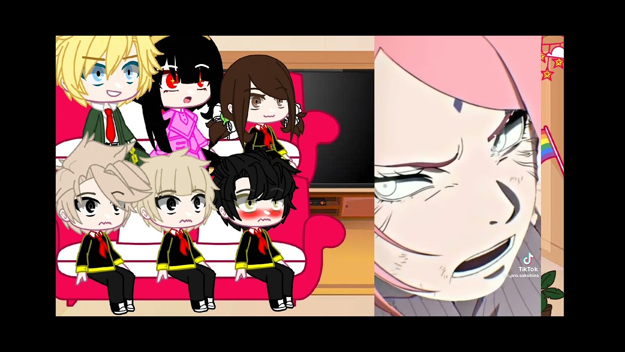 Los compañeros de Anya+Sus Padres reaccionan a su pasado(VIOLETA_UCHIHA)
