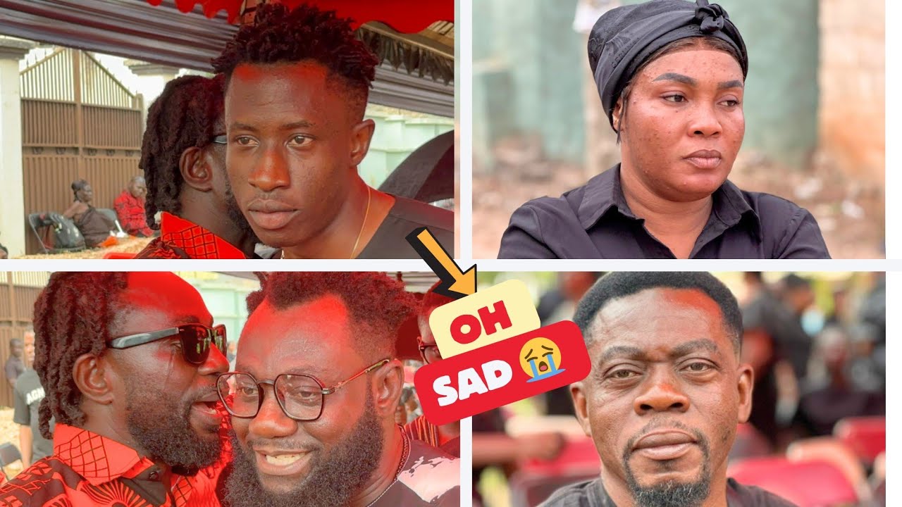 Oh Sad😥 C Confin, Papa Kumasi, Shifo STORMS Chiga's Mother's Funeral