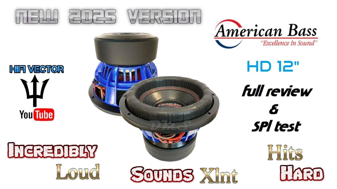 Just released! 2025 American Bass HD 12