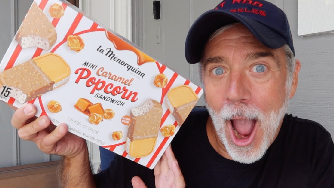 CARAMEL POPCORN ICE CREAM SANDWICHES! OMG These Are SOOOO Good!