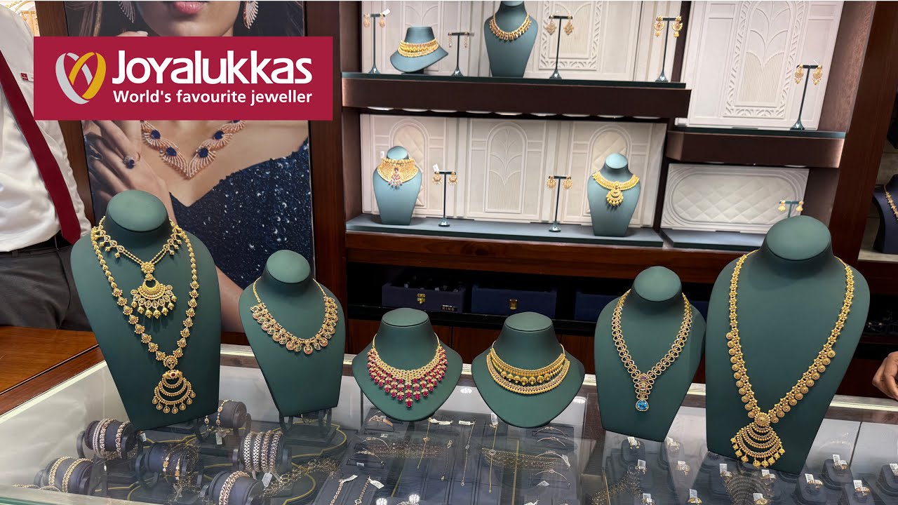 Joyalukkas Gold Uncut Necklace & Haram Collection | Wedding Jewellery Collection | Fancy Jewellery 