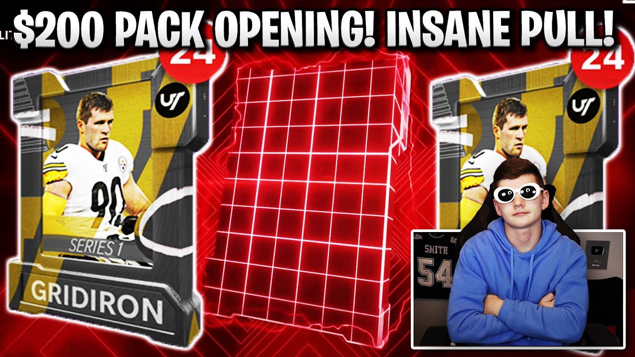 $200 PACK OPENING! WE GOT ONE OF THE BEST PULLS! 2 24X GRIDIRON PACK BUNDLES! | MADDEN 21