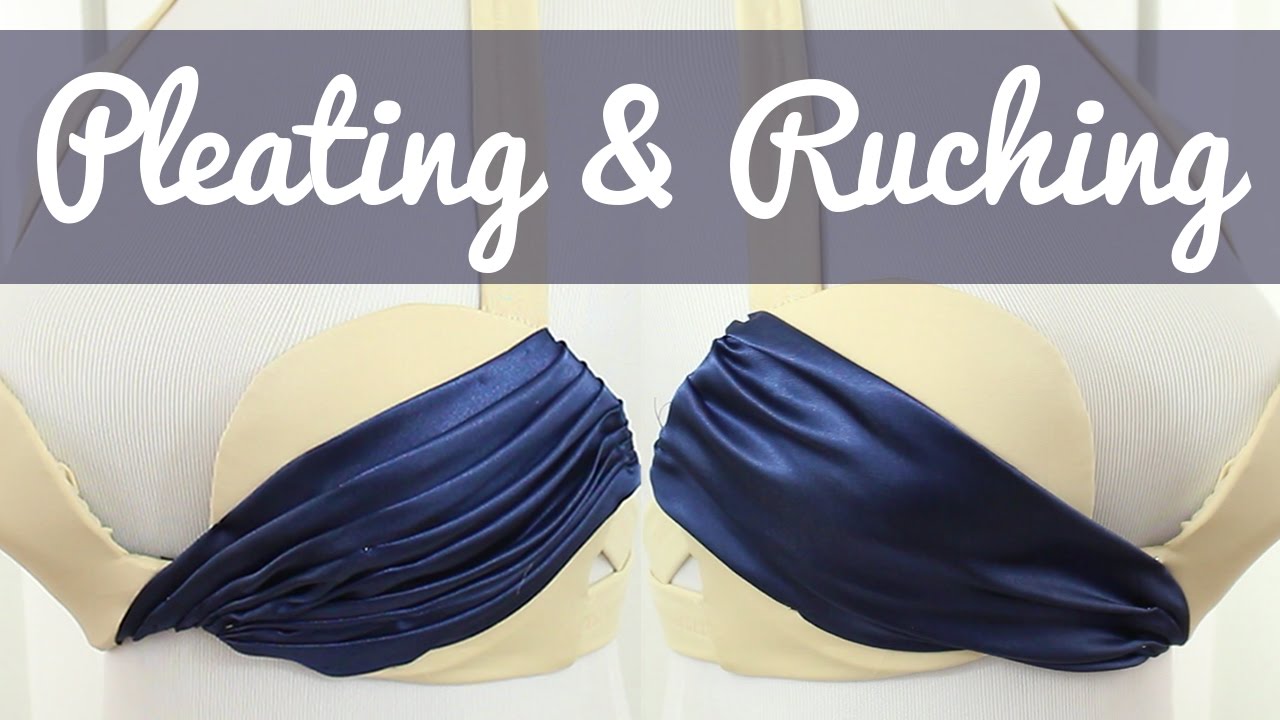 Pleating & Ruching for decorating dance costumes