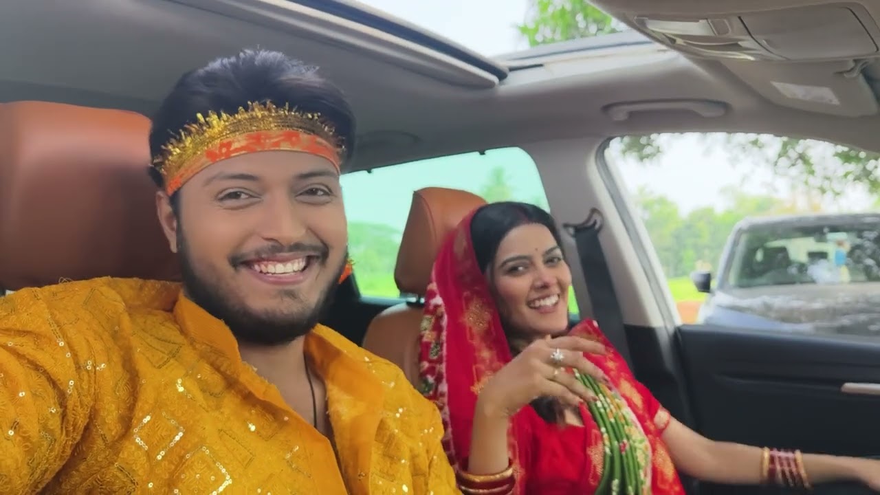 ଭାଗ୍ୟରେଖା setରେ Saplinଙ୍କ ସହିତ full vlog 👍❤️ #youtube #bhagyarekha #sumalin #vlog