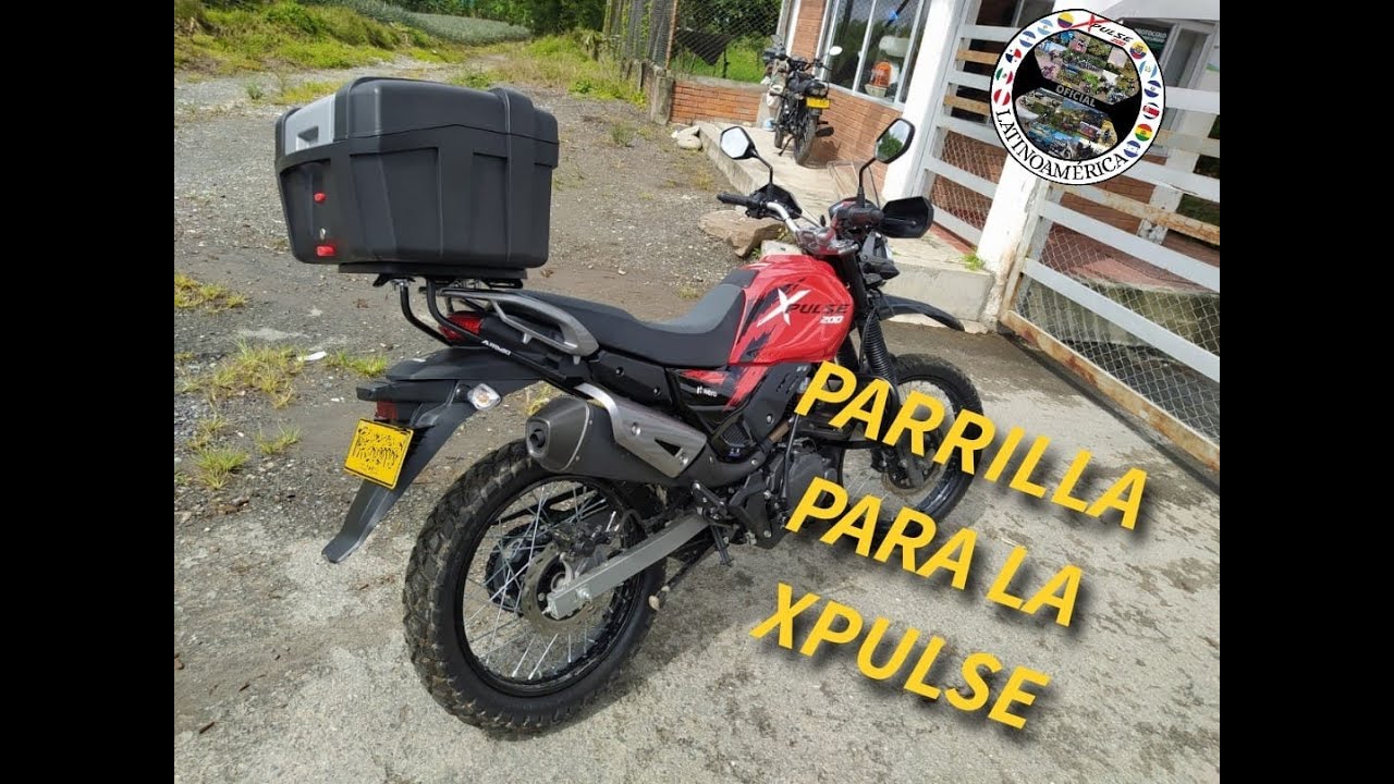 Instalación de parrilla en la Xpulse 200