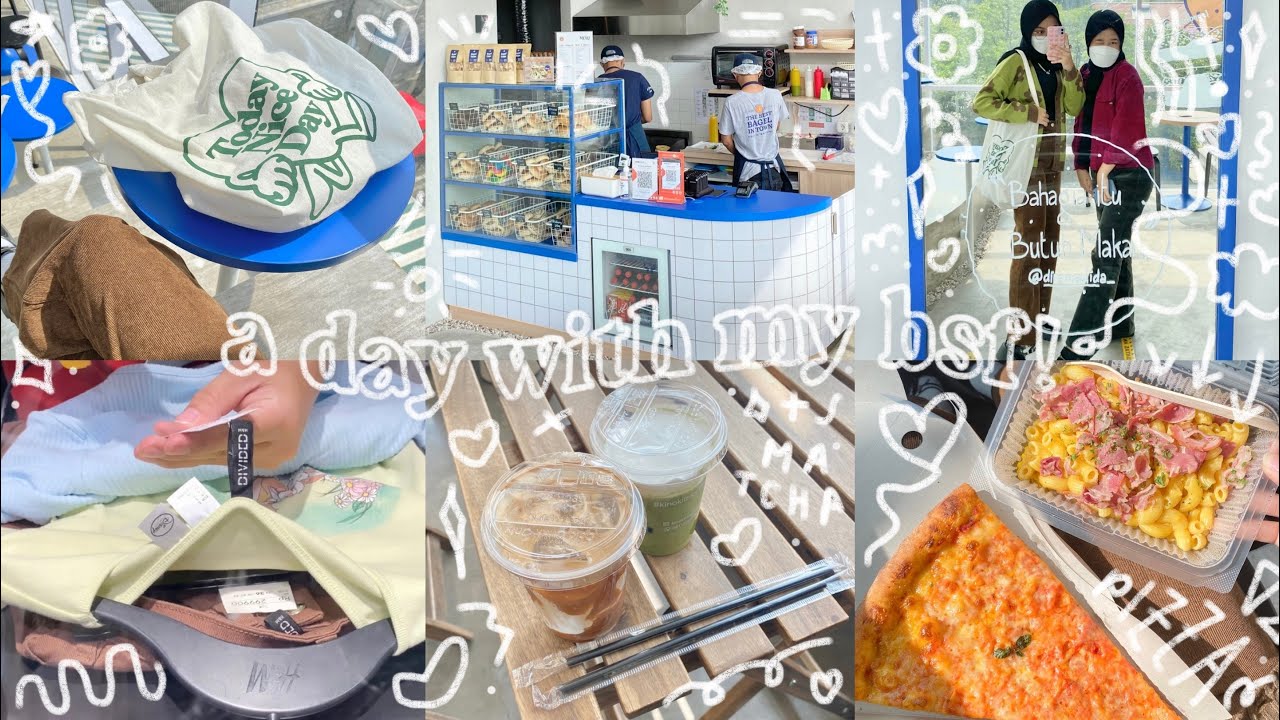 spend a day with me & my bestfriend! cute cafe, shopping, & strolling around town ˚◞♡ // indonesia
