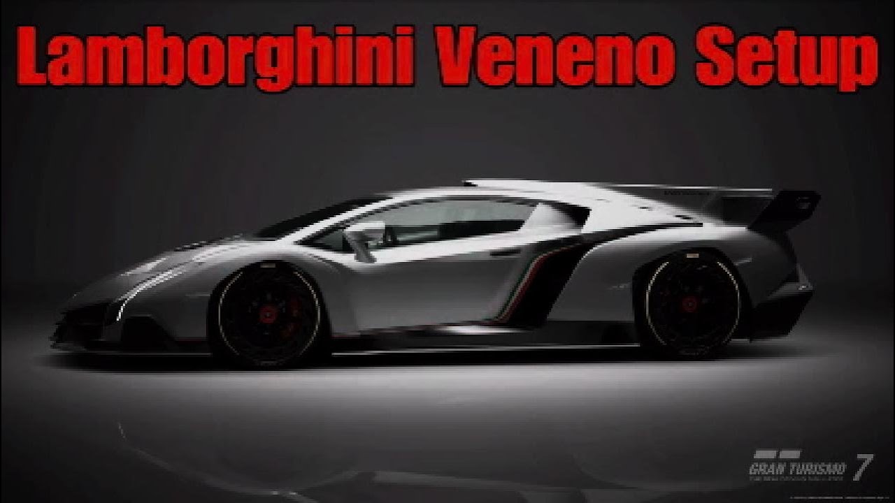Gran Turismo 7 Lamborghini Veneno Tuning Setup