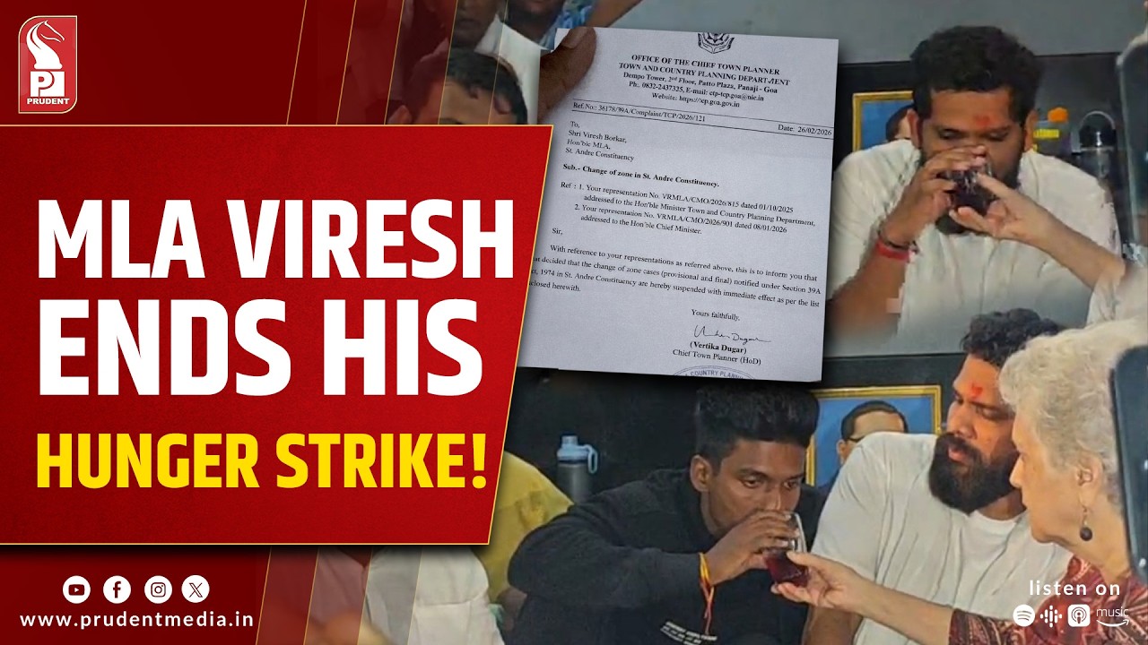 MLA Ends Hunger Strike After TCP Suspends St Andre Zone Changes