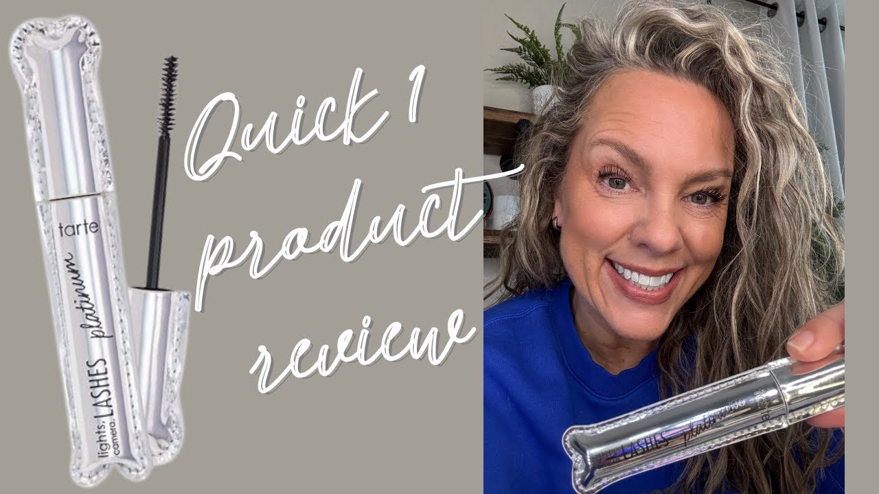 Tarte Lights, Camera, Lashes Platinum Mascara with lash serum cocktail | QUICK 1 product review