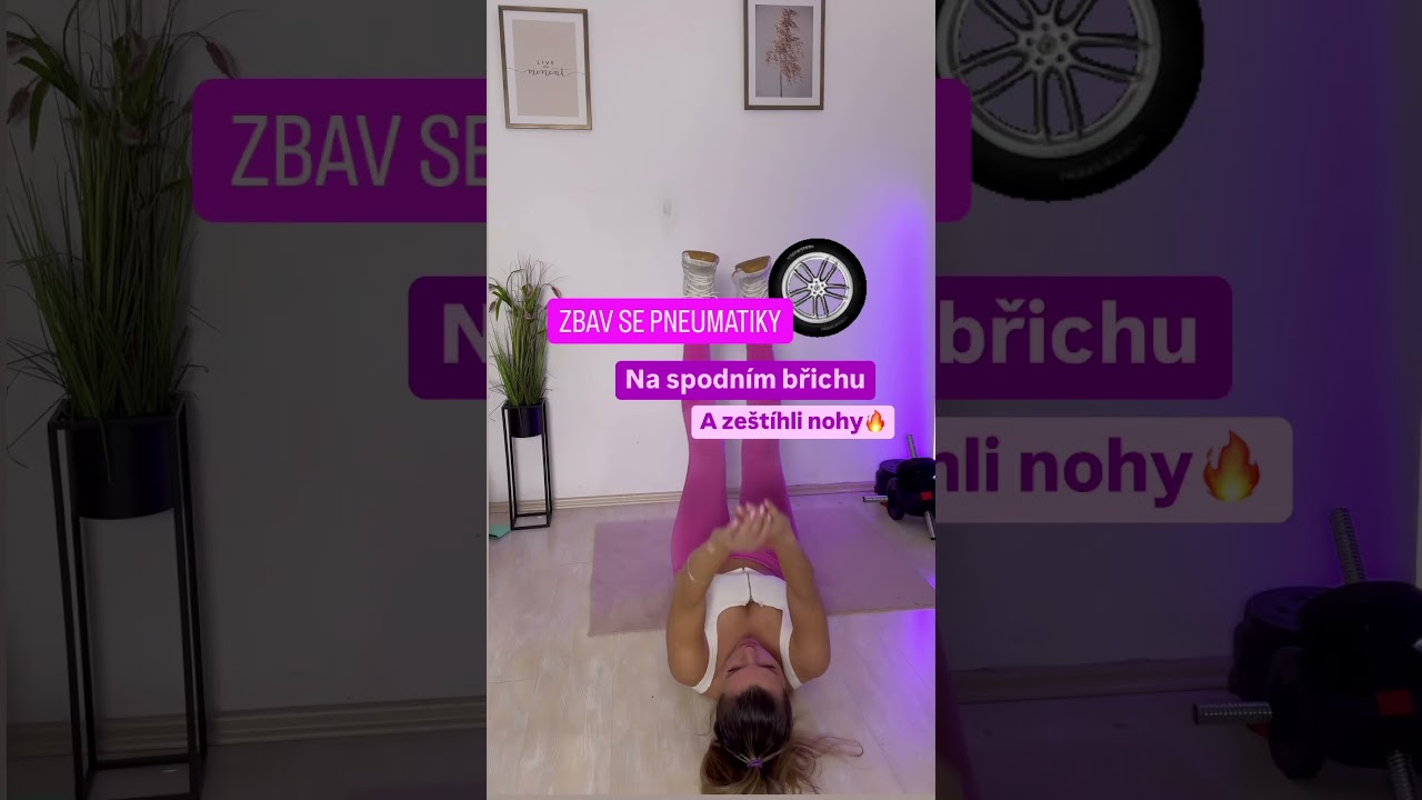 Cviky s gumou na břicho doma🚀 #booty #fitness #cvicenienadoma #gumsfit