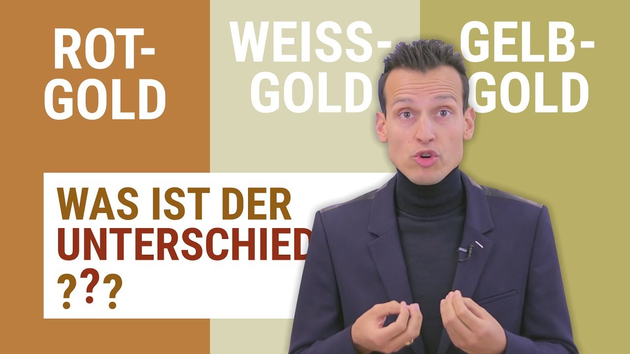 Wei&szlig;gold, Rotgold, Gelbgold - Was ist der Unterschied?
