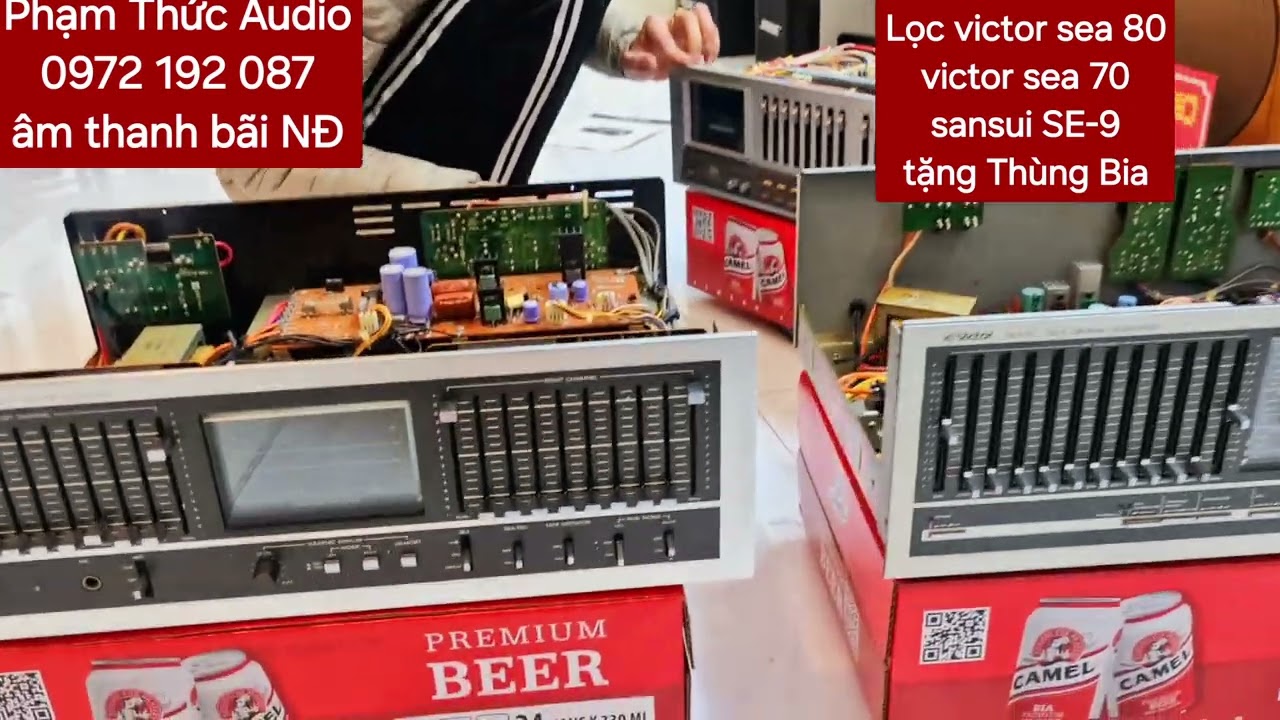 So sánh Chất âm Lọc Xì Victor sea 70 và 80 với  Sansui SE-9 . Ruột gan thằng nào hơn